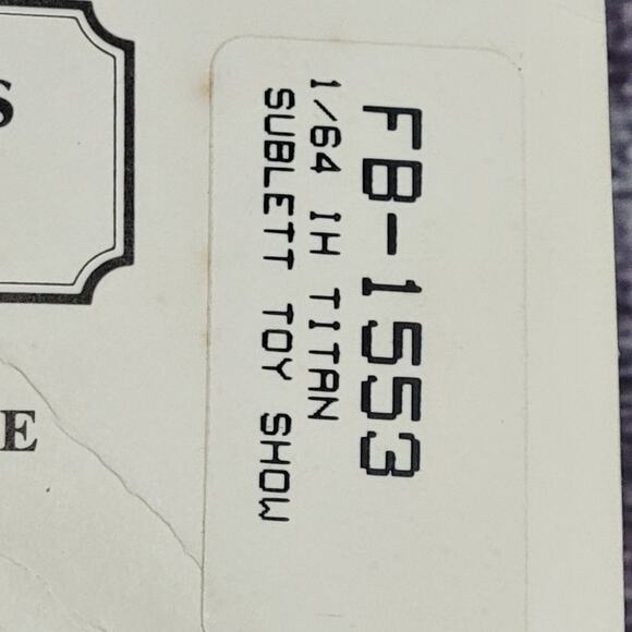 Vintage 1996 Scale models Heritage series 1/64 scale IH Case titan steam tractor - Picture 9 of 9